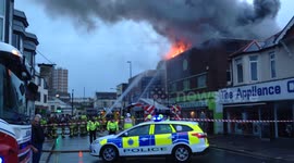 Fire at Bognor Regis Keith Jay Carpets and Furniture Shop