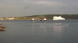 Serco Tugs  supports the armed forces SD Forceful and SD Adept plymouth devon