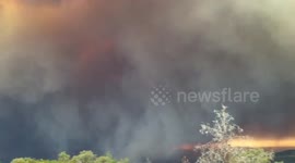 California butte fire continues