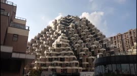 Pyramid residential building appears in China