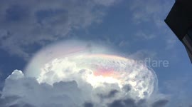 Apocalyptic Sky: Strange multicoloured cloud appears in Costa Rica