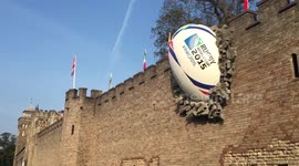 2015 Rugby World Cup Cardiff, Ball in the wall