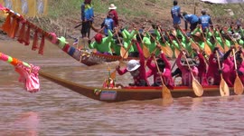 Spectacular Boat Racing in Thailand