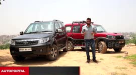 Tata Safari Storme Vs Mahindra Scorpio Test Drive Comparison - Auto Portal
