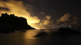 Stunning timelapse of skies over NI castle