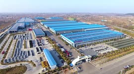 Drone Footage Automobile Manufacturing Enterprise In Suizhou, Hubei, China
