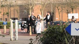 Julian Assang & Stell Morris tie the not at Belmarsh