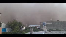 Argentina: Massive Sand Storm Hits San Juan