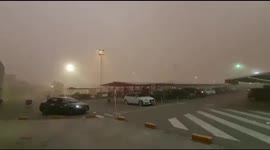 Argentina: Massive Sand Storm Hits San Juan 2