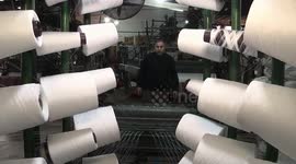 Take a look inside this tiny Gazan factory forced to use discarded plastic to make mats