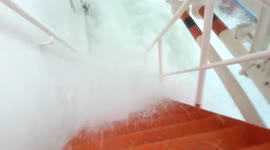 SHIP IN STORM: Strong storm causes flooding on the MT Wolgastern tanker vessel
