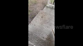 US: Thunderstorm Hits Northeast Ohio With Gusty Winds And Hails