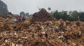 Aftermath of deadly mudslides in Brazil