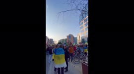 Belgium: Protest Outside European Commission In Brussels Shows Solidarity With Ukraine 2