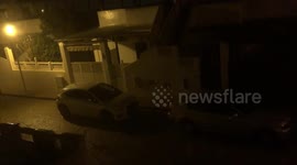 Flooded streets and intense hail hit southern Spain after Saharan dust storm