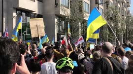 Sadiq Khan kicks off Ukraine rally with a countdown