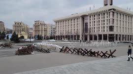 Intersections and protections around Kyiv, Ukraine