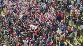 Emotional video shows hundreds of villagers attend funeral of slain cop and his brother killed in Budgam, Kashmir