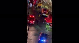 Construction worker dead after part of parking garage collapses in Haymarket area of Boston, US