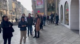 Hundreds line up in Switzerland to buy ‘MoonSwatch’