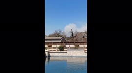 US: Wildfires Burn Across Central Texas