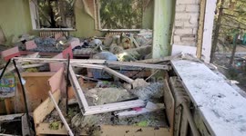 Russian shelling destroys kindergarten in Kharkiv and residential block