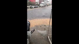 Intense hailstorm hits central Vietnam destroying crops