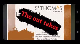 Numerous outtakes from a tongue-tied vicar recording sermons