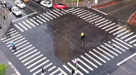 Traffic Flow In Beijing, China