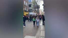 Shoppers in London queue to buy budget version of iconic Omega Speedmaster watch