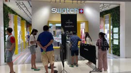 Swatch shop halts Omega MoonSwatch sales amid safety fears due to high demand