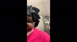 Woman in a hurry takes HILARIOUS FALL after tripping on office chair leg