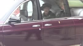 The Queen and Prince Andrew spotted leaving Westminster Abbey after Prince Philip memorial