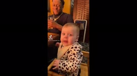 Hibachi fire show gives baby the cutest reaction and racks up 2.2 million TikTok likes