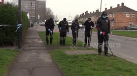 Bristol Street Closed Police Conduct A Fingertip Search  After Gunshots Heard | Hartcliffe Bristol