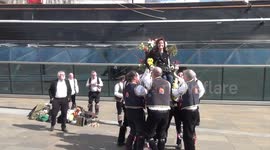 Greenwich Easter Monday Lifting -- an old easter tradition carried out by Blackheath Morris