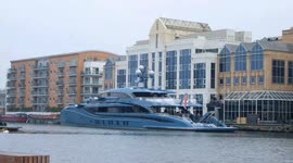 A closer look at the £38m superyacht detained in Canary Wharf by the National Crime Agency over links to Russia