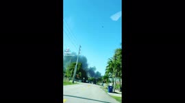 US: Brush Fire Breaks Out In Southwest Miami-Dade County