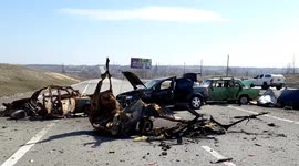 Graphic video shows civilians allegedly killed by Russian troops near Kharkiv