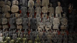 Terra Cotta Warriors tourist souvenir in Xi'An, Shaanxi, China