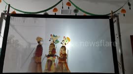 Shadow Puppets Performance In Yichang, Hubei, China