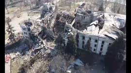 Shocking drone exclusive shows recaptured Irpin in ruins after Russian invasion