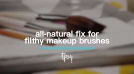 Clean Those Disgusting Makeup Brushes With This Safe Cleaner