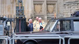 Royal arrivals and departures at the Duke of Edinburgh Thanksgiving sevice at Westminster Abbey