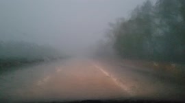 Dangerous driving conditions during severe Mississippi tornado warning