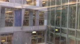 Milton Keynes resident left shocked by snow shower in spring