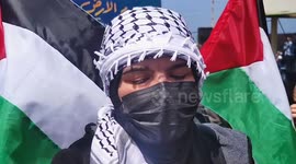 Gaza - Palestinians in Gaza call for right of return on Land Day