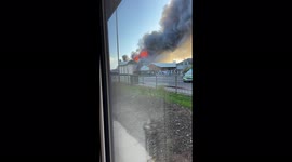Large fire breaks out at animal feed factory in Burton-on-Trent