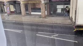 Snow falls in in Halstead in Essex as late cold snap sweeps UK