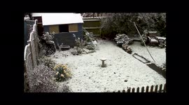 A cold snap in spring causes snow to cover areas of the eastern side of the United Kingdom